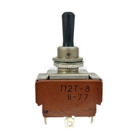 Two-pole toggle switch P2T-8 (П2Т-8) - 6A/250V ON-OFF-ON