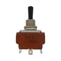 Two-pole toggle switch P2T-5 (П2Т-5) - 6A/250V (ON)-OFF-(ON)