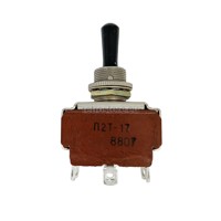 Two-pole toggle switch P2T-17 (П2Т-17) - 6A/250V
