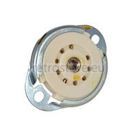Tube socket 9-pin NOVAL GOLD, B9A