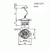 Tube socket 9-pin PLK9-D55 (ПЛК9-Д55)